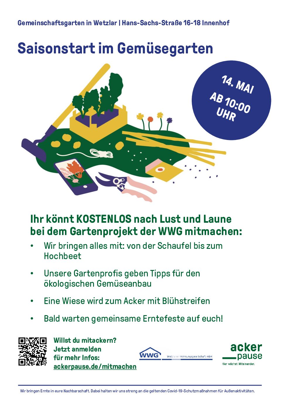 Neues Mietergartenprojekt in Niedergirmes: Start am 14.05.2022